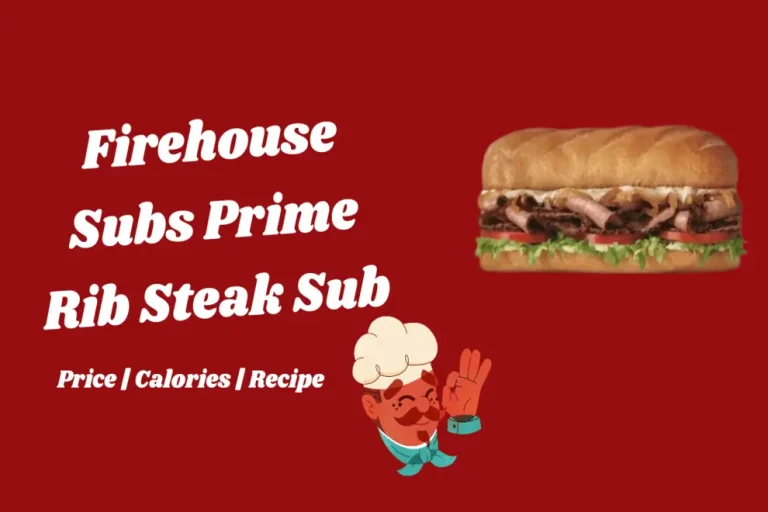 Firehouse Subs Prime Rib Steak Sub