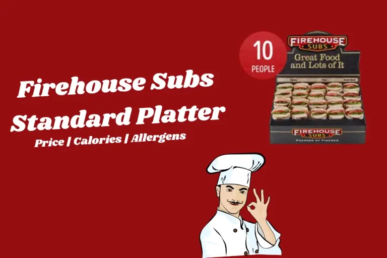 Firehouse Subs Standard Platter