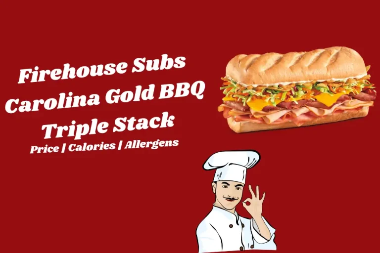Firehouse Subs Carolina Gold BBQ Triple Stack
