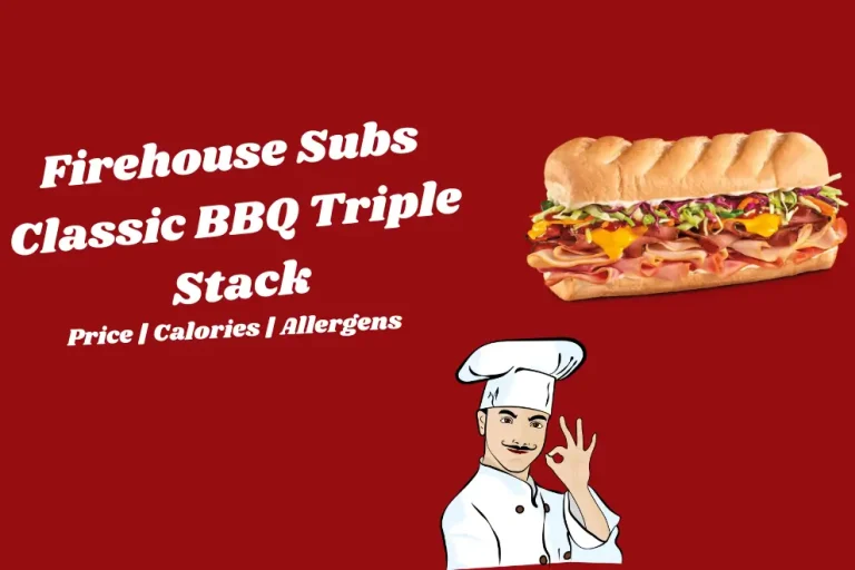 Firehouse Subs Classic BBQ Triple Stack