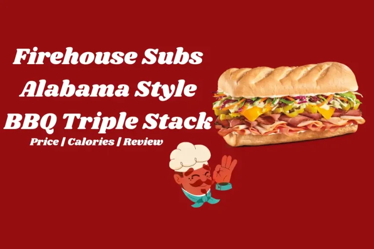 Firehouse Subs Alabama Style BBQ Triple Stack